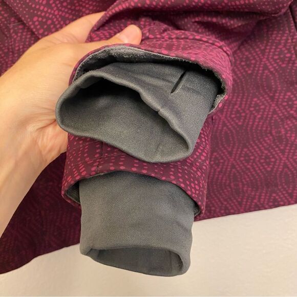 Columbia soft shell omni shield fleece lined hooded asymmetrical zip jacket S - Picture 8 of 13